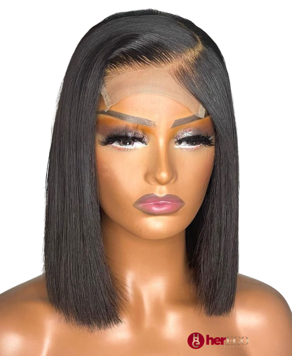 Glueless Straight Closure Bob Wig - Her Ego Hair Collection