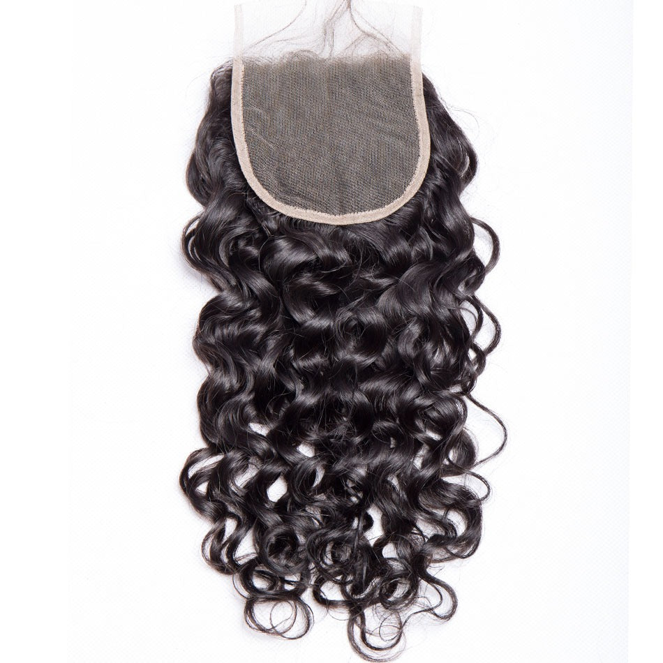 4x4 Natural Wavy Closure - Her Ego Hair Collection