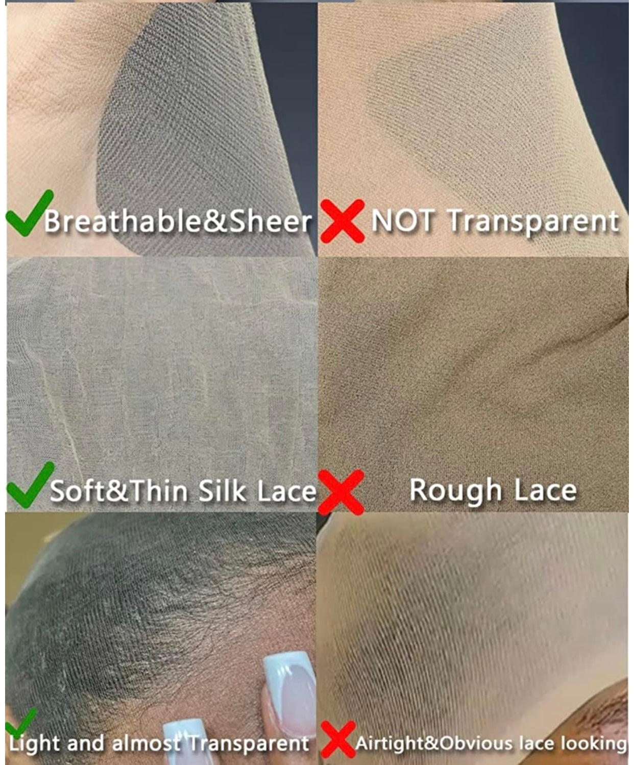 Ultra-Thin Invisible HD Wig Cap - Her Ego Hair Collection